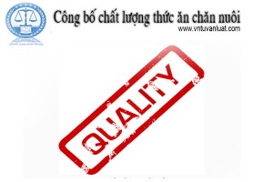 Dịch vụ công bố tiêu chuẩn chất lượng thức ăn chăn nuôi
