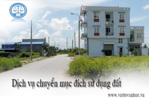 Dịch vụ chuyển mục đích sử dụng đất